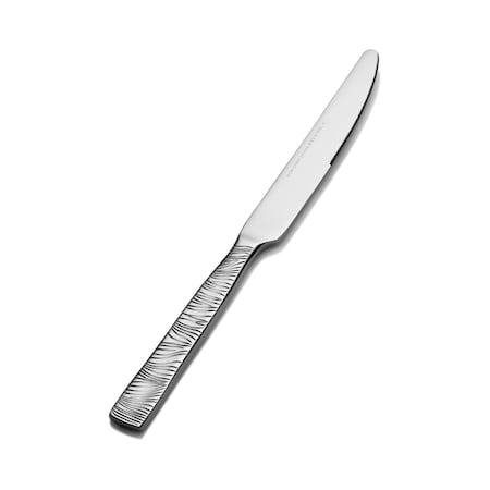 Bon Chef Safari, Dinner Knife, Euro, Solid Handle, Mirror Finish, 13/0, 9.85" , set of 12 S2912